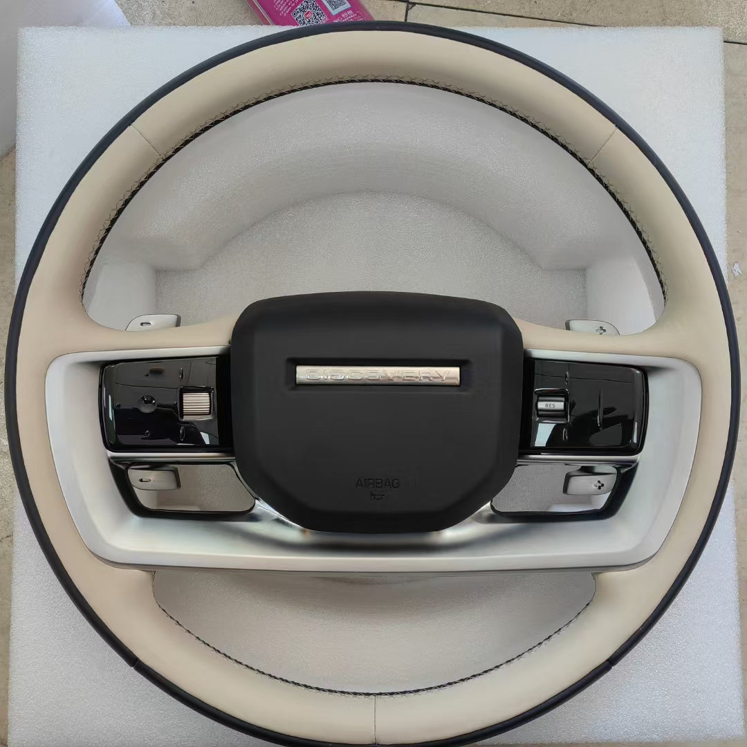 Car Interior Accessories Carbon Fiber Steering Wheel for Land Rover Range Rover Evoque Defender