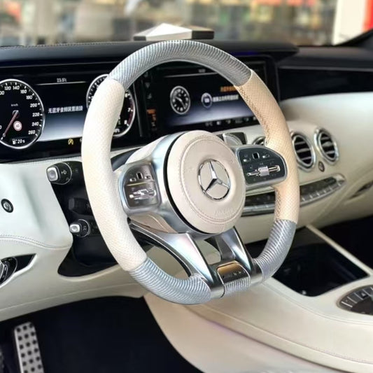 Carbon Steering Wheel for Mercedes Benz W204 W205 W213 W211 W221 X166 GLC X253 G63 AMG