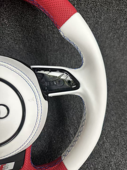 Customized High Quality Leather Steering Wheel for Audi RS RS3 RS4 RS5 S3 S4 S5 B9 A3 A4 A5