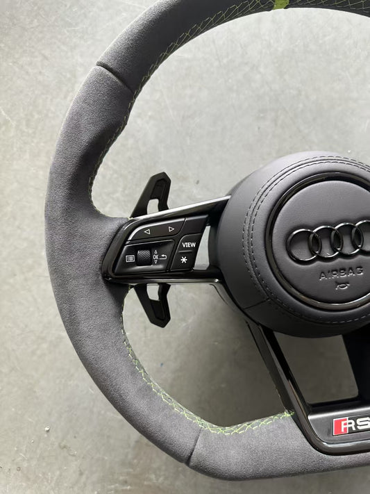 Customized Alcantara Steering Wheel For-Audi Rs3 Rs4 Rs5 Rs6 Rs7 S5 2012-2016/S3 2014-2017/S4 2013-2015