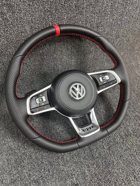 Volkswagen flat bottomed multifunctional steering wheel multifunctional buttons shift paddles old model modified new steering wheel assembly