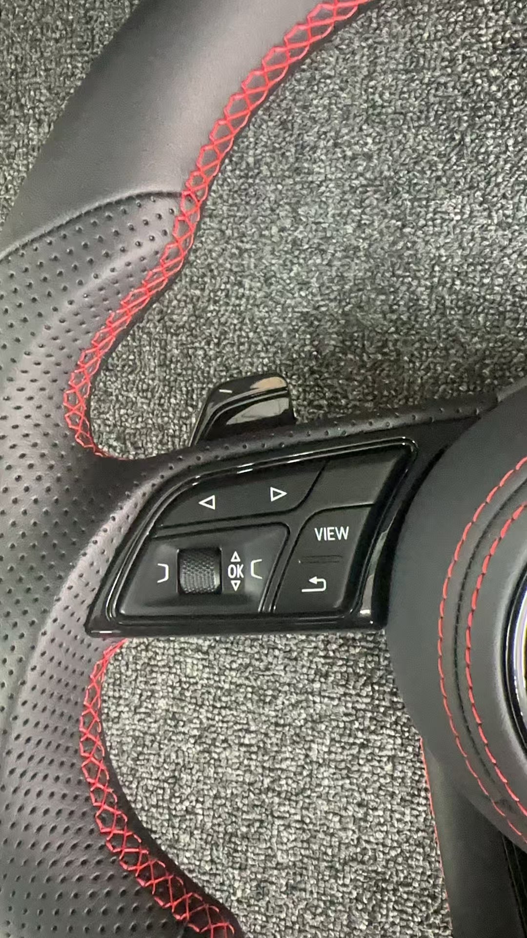 Audi leather steering wheel modification and upgrade