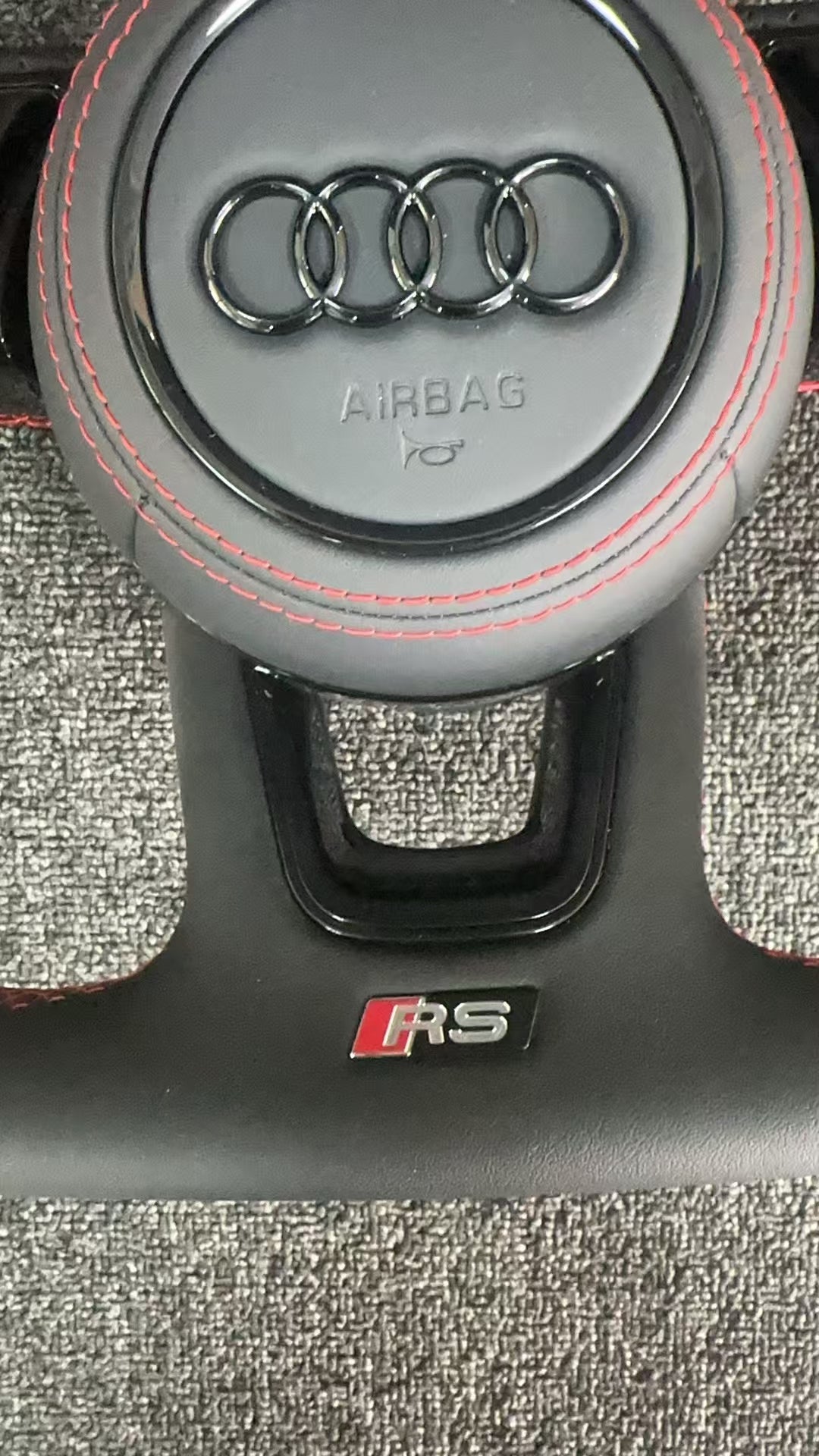 Audi leather steering wheel modification and upgrade