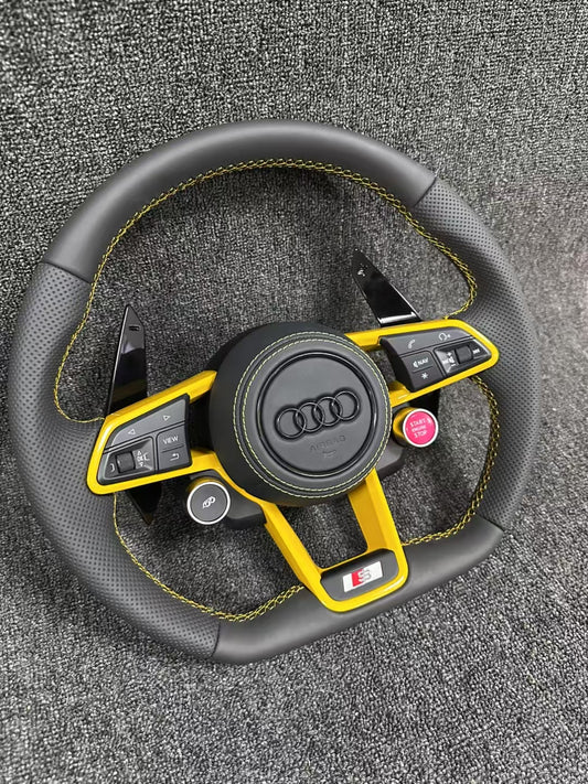 Factory Wholesale-audi R8 Multifunctional Steering Wheel Adaptation audi A3 A4L A5 A6L A7 A8 Q5 Q3 Universal