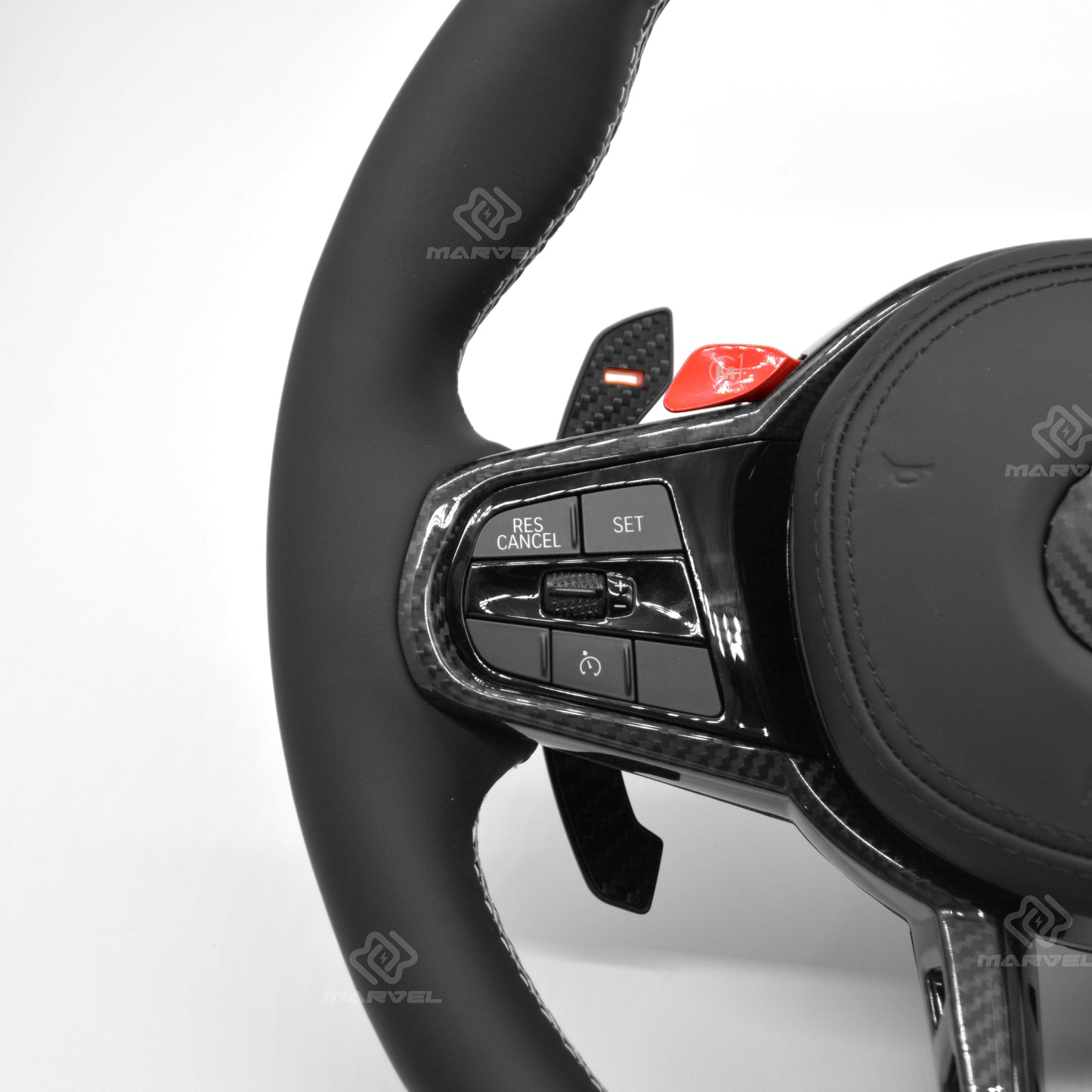 BMW Leather Steering Wheel G20 G22 G30 G31 M2 G87 M3 G80 M4 G82 G42 M5 F90 F80 F82 F95 X3M F97 M340i M440i