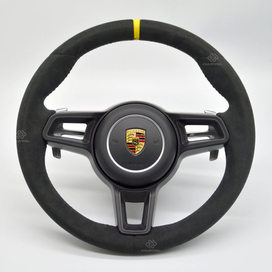 Alcantara keyless Porsche steering wheel