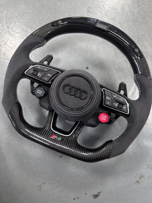 LED Steering Wheel Assembly Upgrade Fit for Audi RS RS3 RS5 RS7 A3 A4 A5 A6 A7 S3 S5 Q5 Q7 TT TTs R8 Style