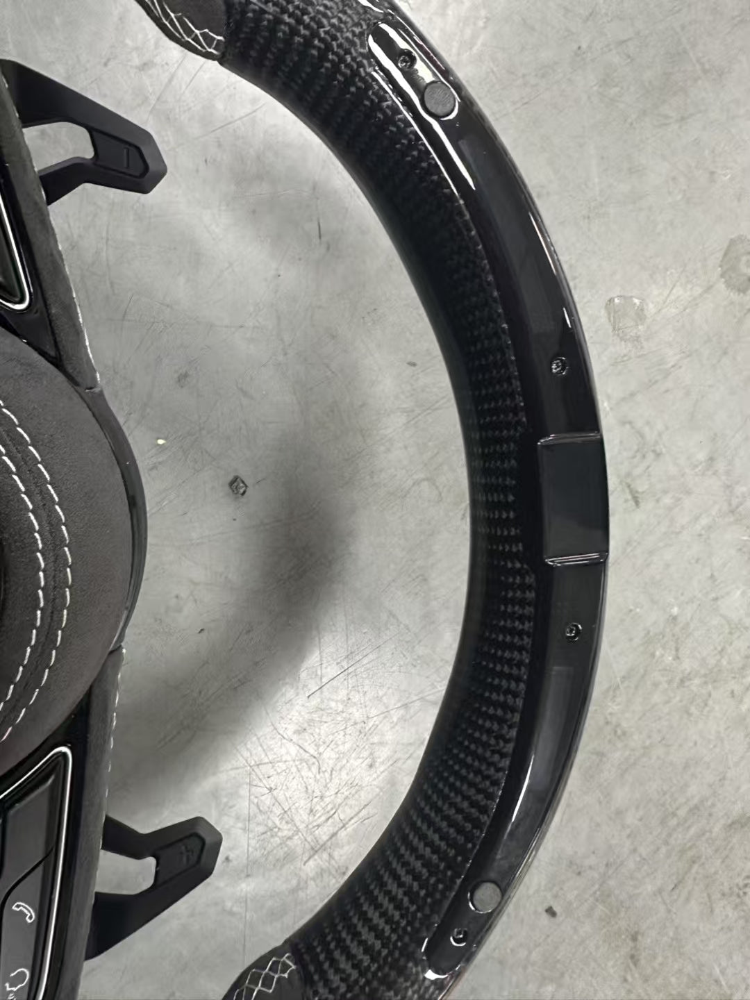 LED Steering Wheel Assembly Upgrade Fit for Audi RS RS3 RS5 RS7 A3 A4 A5 A6 A7 S3 S5 Q5 Q7 TT TTs R8 Style