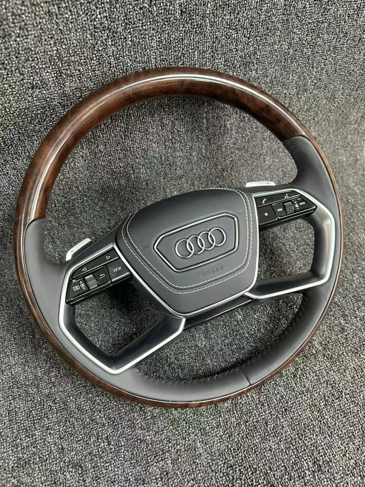 Audi mahogany steering wheel