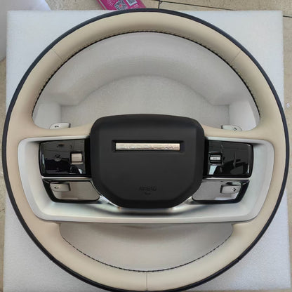 Car Interior Accessories Carbon Fiber Steering Wheel for Land Rover Range Rover Evoque Defender
