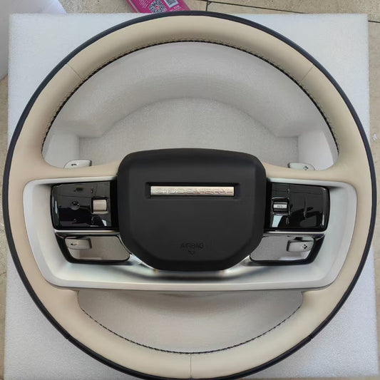 Car Interior Accessories Carbon Fiber Steering Wheel for Land Rover Range Rover Evoque Defender