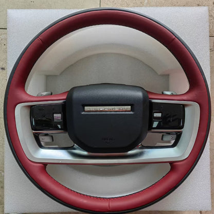Car Interior Accessories Carbon Fiber Steering Wheel for Land Rover Range Rover Evoque Defender