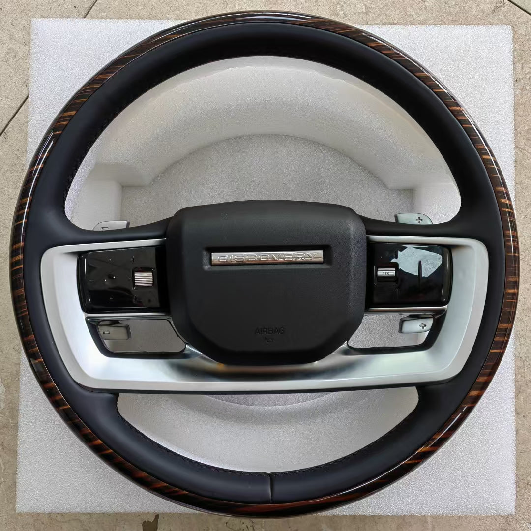 Car Interior Accessories Carbon Fiber Steering Wheel for Land Rover Range Rover Evoque Defender