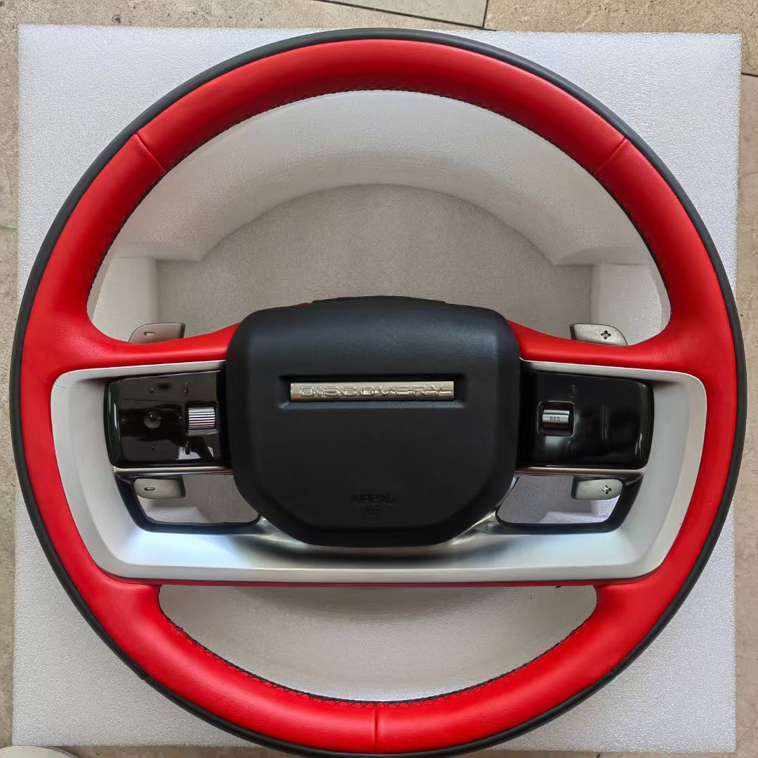 Car Interior Accessories Carbon Fiber Steering Wheel for Land Rover Range Rover Evoque Defender