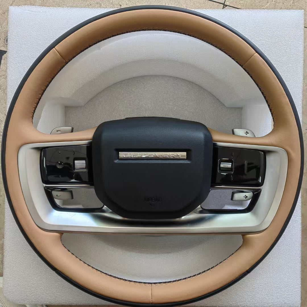 Car Interior Accessories Carbon Fiber Steering Wheel for Land Rover Range Rover Evoque Defender