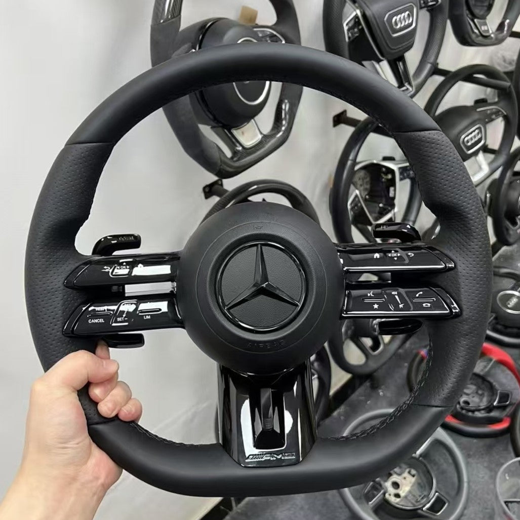 For Mercedes-Benz Original Steering Wheel A-class C-class E-class ML Old Model Upgrade New Mercedes Modified AMG Steering Wheel