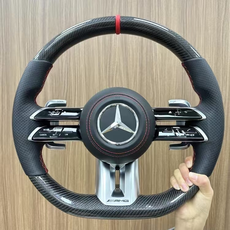 For Mercedes Benz Dragonfly Steering Wheel W176 W205 W212 W222 W463 W464 W205 W44 W204 W218 E63 Can Be Upgraded and Customized