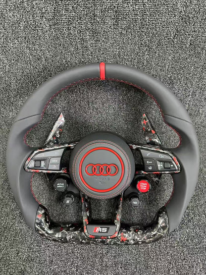 Customized Forged Carbon Fiber Car Steering Wheel Automotive Interior