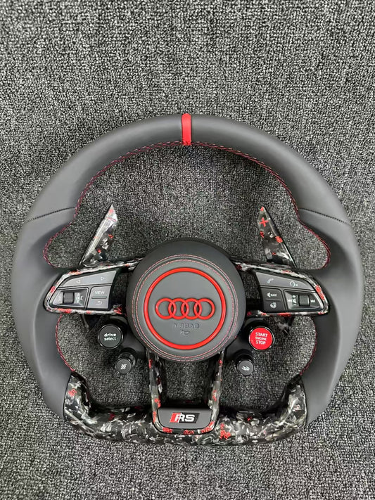 Customized Forged Carbon Fiber Car Steering Wheel Automotive Interior
