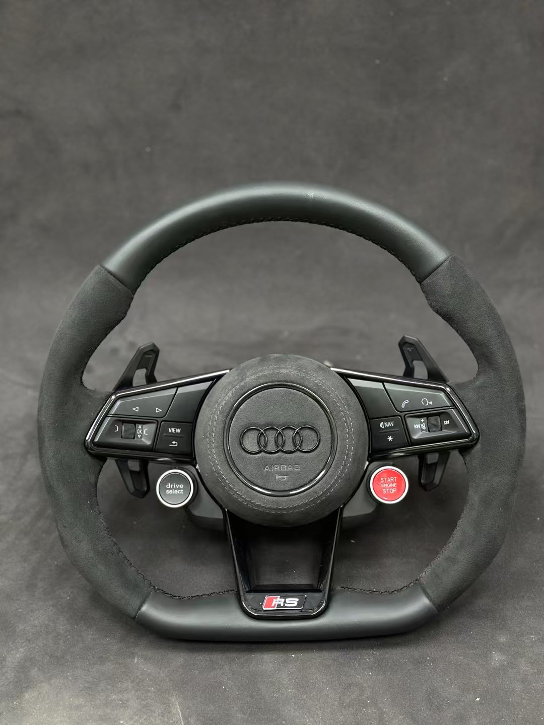 Audi Alcantara Steering Wheel A1 A3 A4 A5 A6 A7 RS RS3 C7 Q5 Q7 S3 S5 8V B8 S4 Q3 Q8 TT Support Any Customization