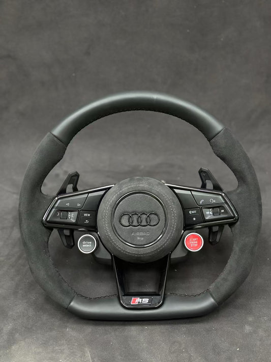 Audi Alcantara Steering Wheel A1 A3 A4 A5 A6 A7 RS RS3 C7 Q5 Q7 S3 S5 8V B8 S4 Q3 Q8 TT Support Any Customization