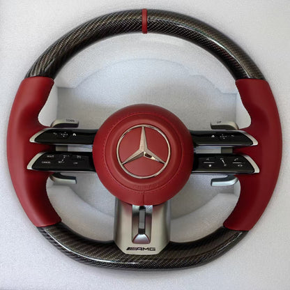 AUTO AMG Steering Wheel for Mercedes-Benz AMG GT W190 W290 W205 W166 W167 W177 W213 W217 W222 W223 W253 W257 W292 W463 W464 W447