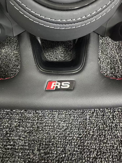 Sports Leather Audi Steering Wheel with 4 Knob