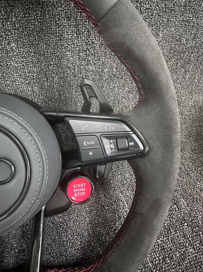 Audi Alcantara Steering Wheel A1 A3 A4 A5 A6 A7 RS RS3 C7 Q5 Q7 S3 S5 8V B8 S4 Q3 Q8 TT Support Any Customization