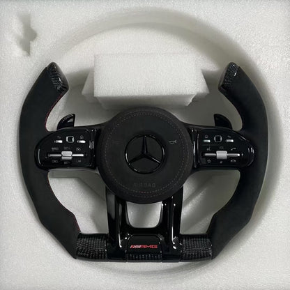 Full Leather 205W Amg Steering Wheel for Mercedes Benz C-Class Hot Sale