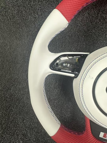 Customized High Quality Leather Steering Wheel for Audi RS RS3 RS4 RS5 S3 S4 S5 B9 A3 A4 A5