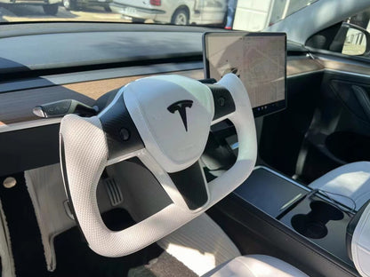 Custom Tesla Yoke Steering Wheel – Model 3/Y | Plug & Play | Global Shipping