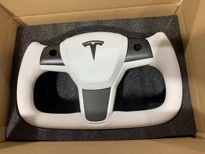 Custom Tesla Yoke Steering Wheel – Model 3/Y | Plug & Play | Global Shipping