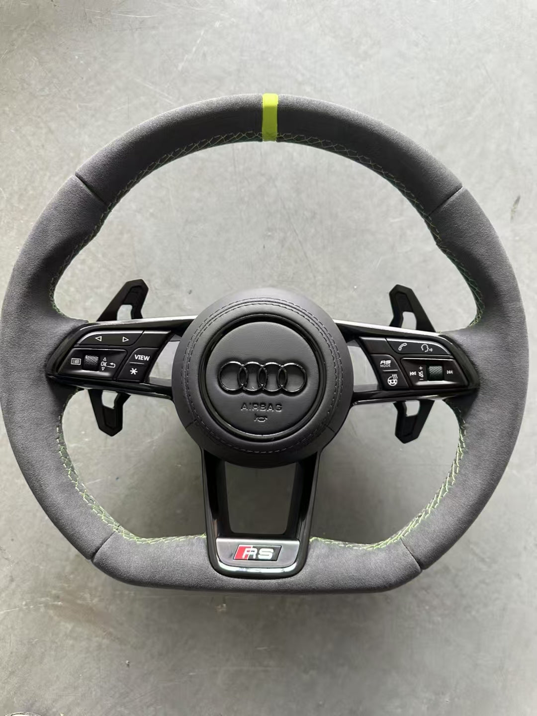 Customized Alcantara Steering Wheel For-Audi Rs3 Rs4 Rs5 Rs6 Rs7 S5 2012-2016/S3 2014-2017/S4 2013-2015