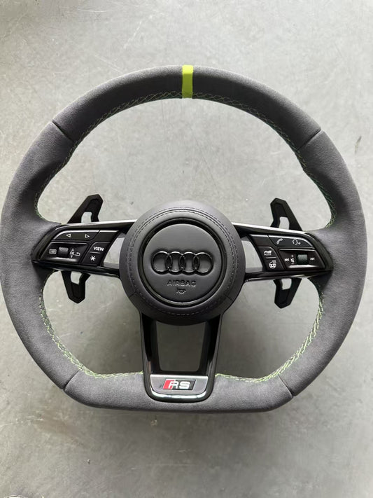 Customized Alcantara Steering Wheel For-Audi Rs3 Rs4 Rs5 Rs6 Rs7 S5 2012-2016/S3 2014-2017/S4 2013-2015