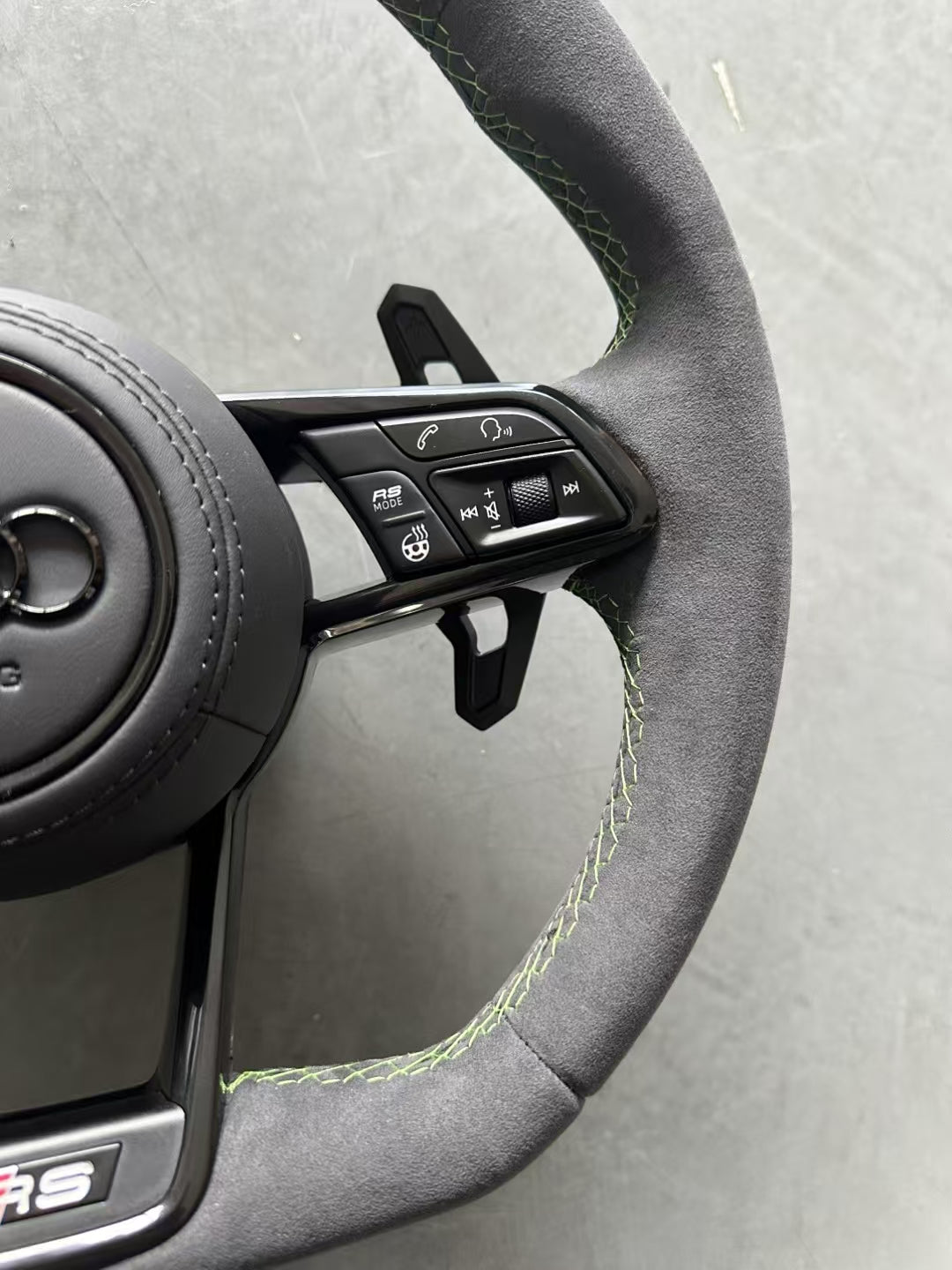 Customized Alcantara Steering Wheel For-Audi Rs3 Rs4 Rs5 Rs6 Rs7 S5 2012-2016/S3 2014-2017/S4 2013-2015