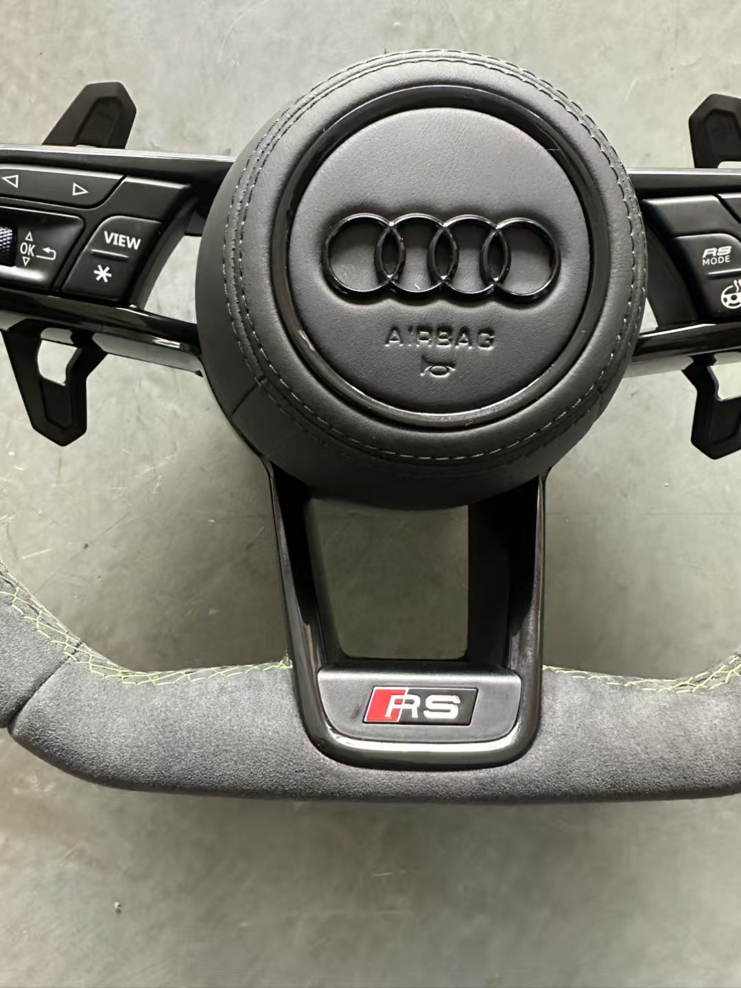 Customized Alcantara Steering Wheel For-Audi Rs3 Rs4 Rs5 Rs6 Rs7 S5 2012-2016/S3 2014-2017/S4 2013-2015