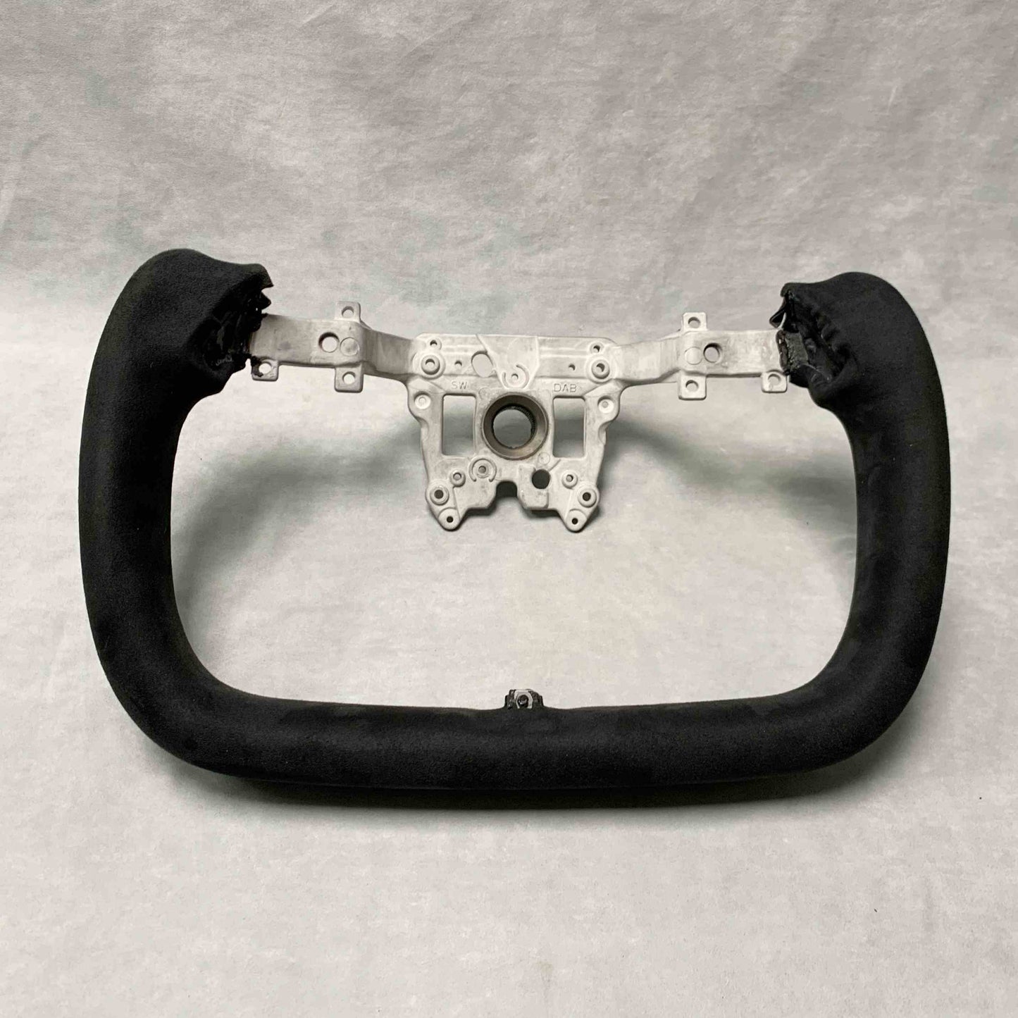 Yoke heated steering wheel with original airbag button for Tesla Model 3 Highland/Model Y Juniper