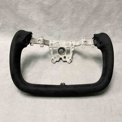 Yoke heated steering wheel with original airbag button for Tesla Model 3 Highland/Model Y Juniper