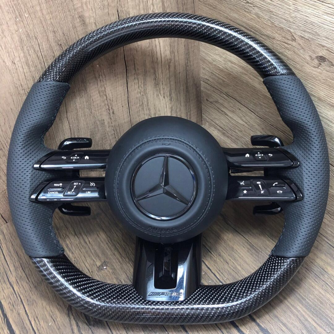 For Mercedes Benz Dragonfly Steering Wheel W176 W205 W212 W222 W463 W464 W205 W44 W204 W218 E63 Can Be Upgraded and Customized