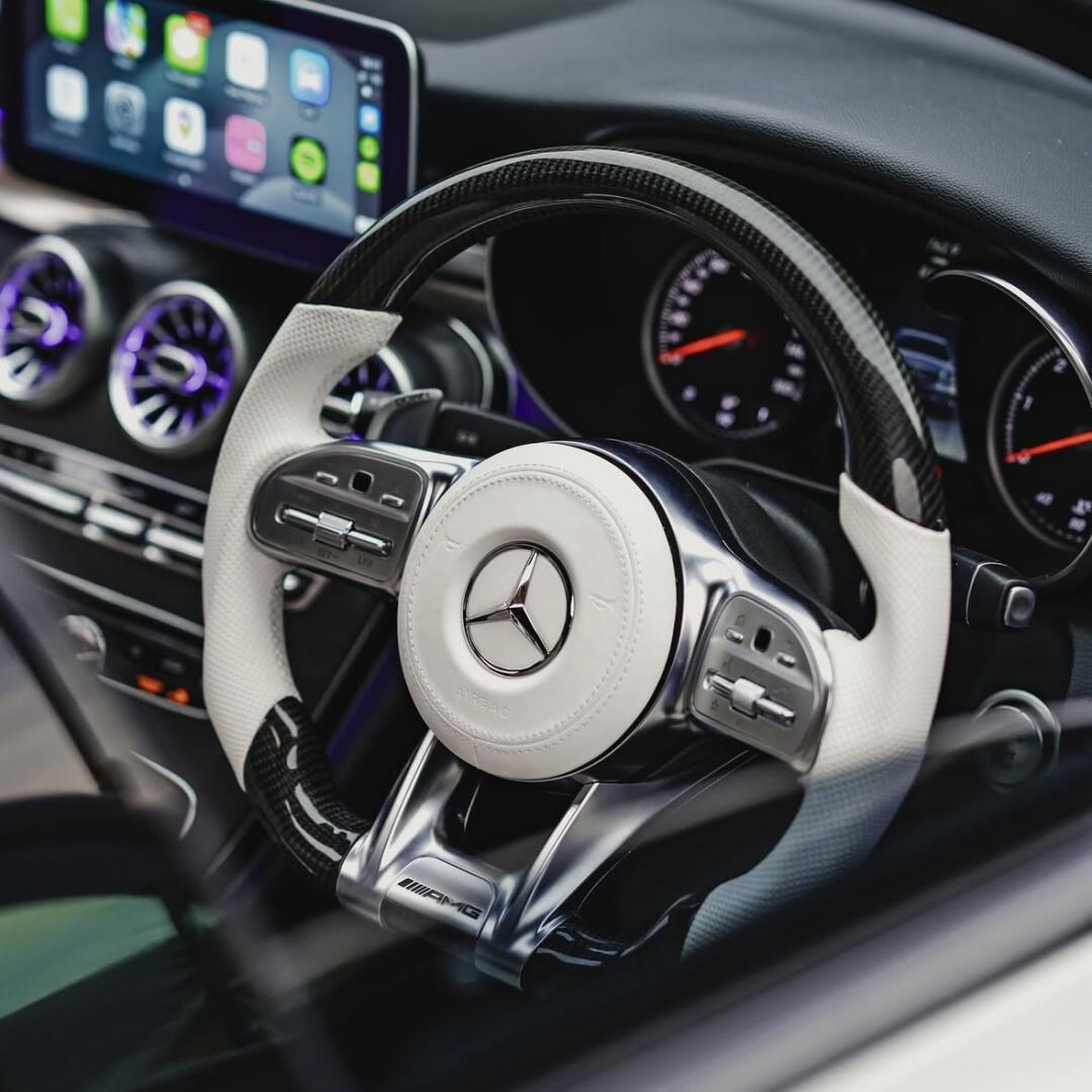 AMG Steering Wheel for Mercedes-Benz AMG GT C63 E63 S63 G63 G65 GT63 GTS GT R GTR GT-R C190 X190 X290 SL63 EQA EQB EQC GLE63
