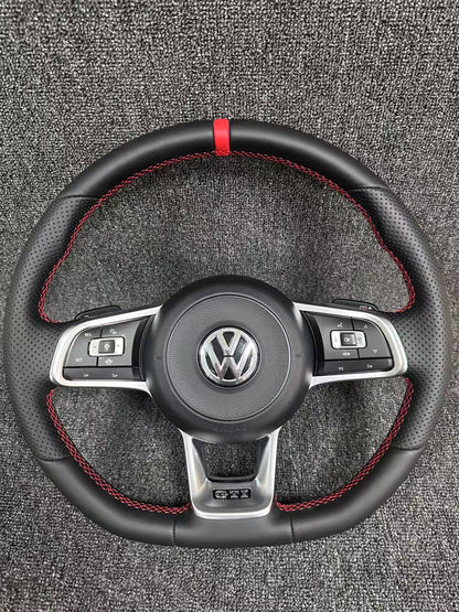 Volkswagen flat bottomed multifunctional steering wheel multifunctional buttons shift paddles old model modified new steering wheel assembly