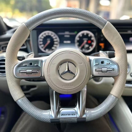 Carbon Steering Wheel for Mercedes Benz W204 W205 W213 W211 W221 X166 GLC X253 G63 AMG