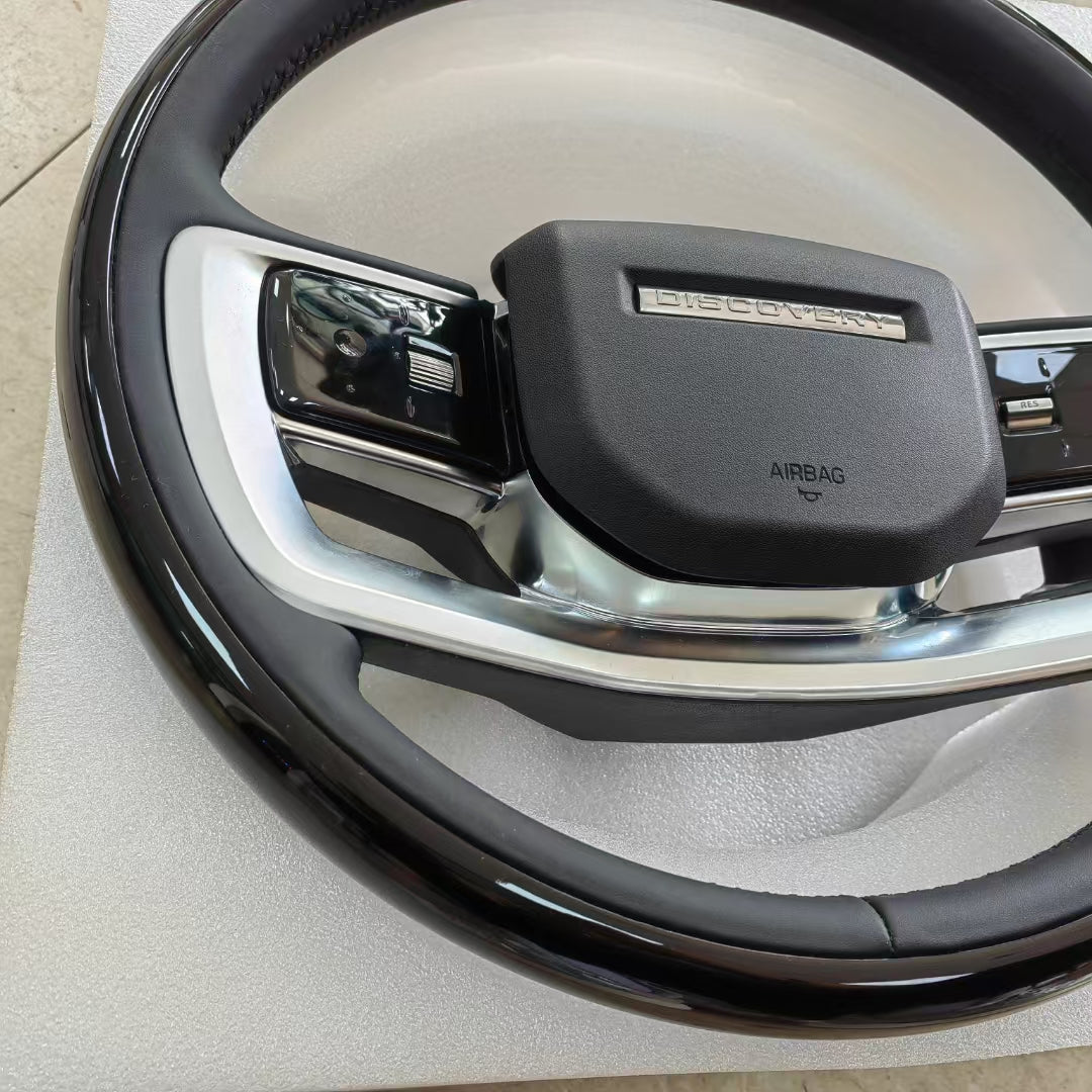 Blackwood steering wheel suitable for 13-17 Land Rover Range Rover models, with no damage to the installation of administrative upgrades