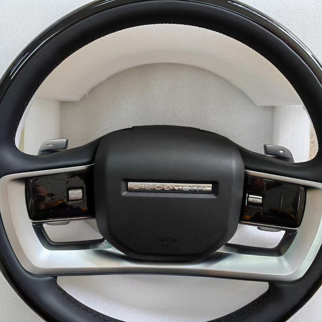 Blackwood steering wheel suitable for 13-17 Land Rover Range Rover models, with no damage to the installation of administrative upgrades