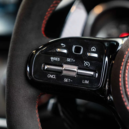 Customizable Carbon Fiber Leather Sports Steering Wheel Upgrade Fit for AMG GT W205 W212 W176 W211 Models Interior Accessory