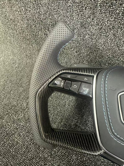 For Audi A4 A5 A6 A7 A8 Q5 Q7 R8 High Quality Carbon Fiber Aircraft Steering Wheel Assembly Accepts Personalized Customization