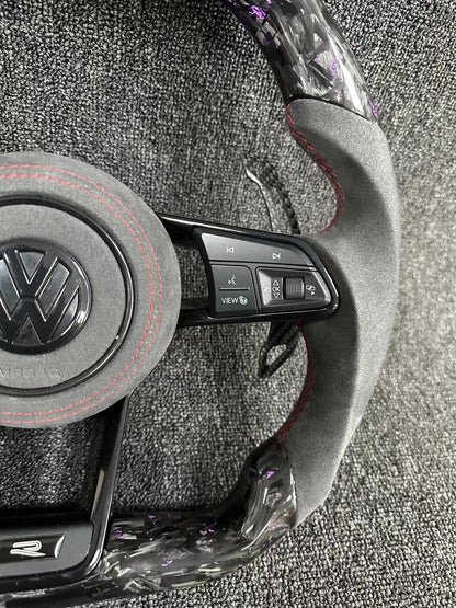 Internet celebrity R8 steering wheel popular R8 flat bottomed steering wheel