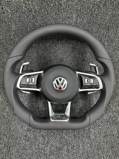 All-new Volkswagen R line features a flat bottomed sport multifunction steering wheel