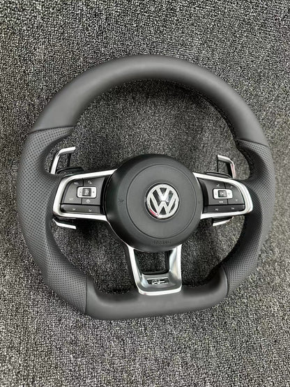 All-new Volkswagen R line features a flat bottomed sport multifunction steering wheel