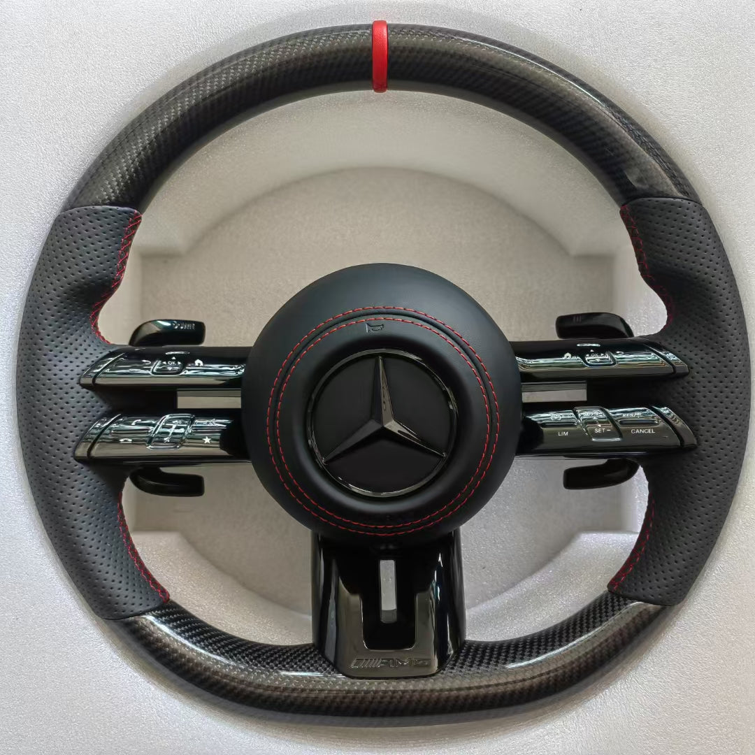 For Mercedes Benz Dragonfly Steering Wheel W176 W205 W212 W222 W463 W464 W205 W44 W204 W218 E63 Can Be Upgraded and Customized